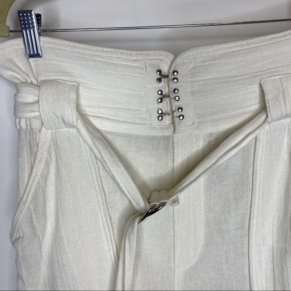 IRO Lux Cotton High Rise Belted Shorts 8 - Picture 5 of 15